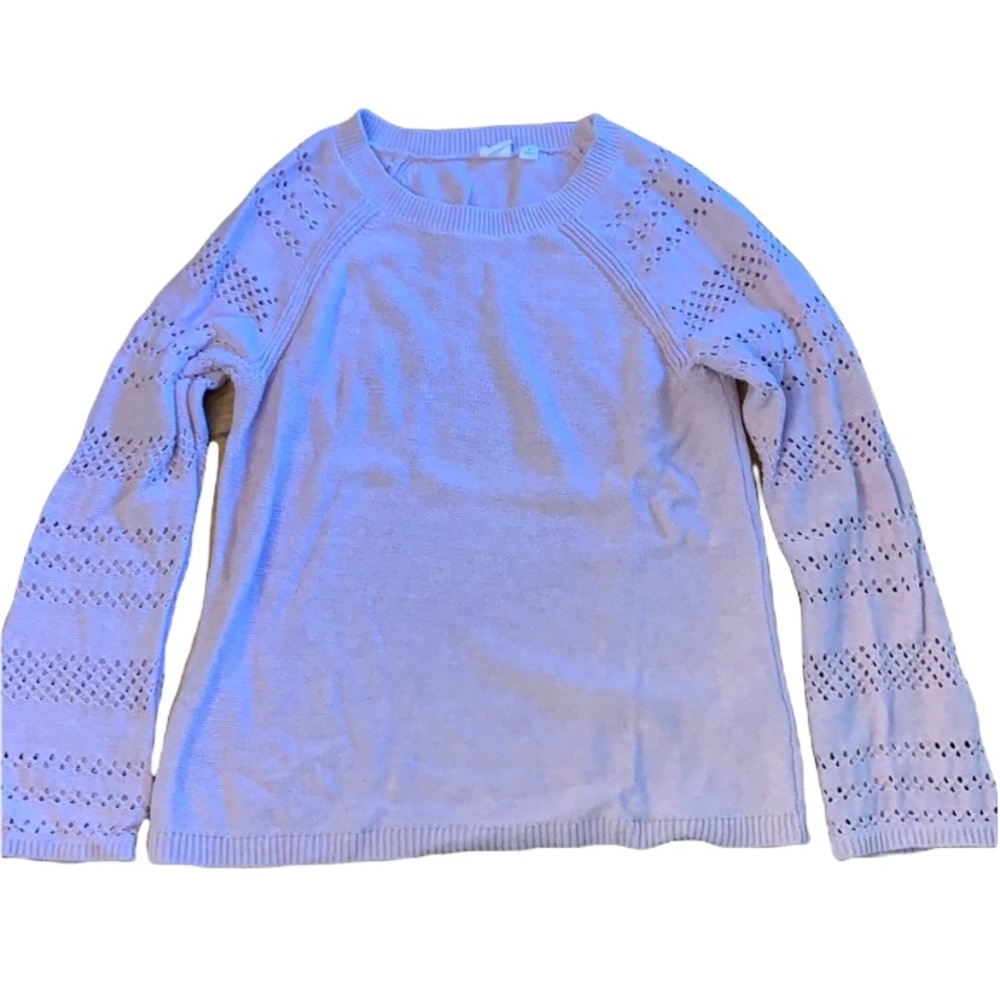 [GAP] purple sweater with cut out sleeve detail